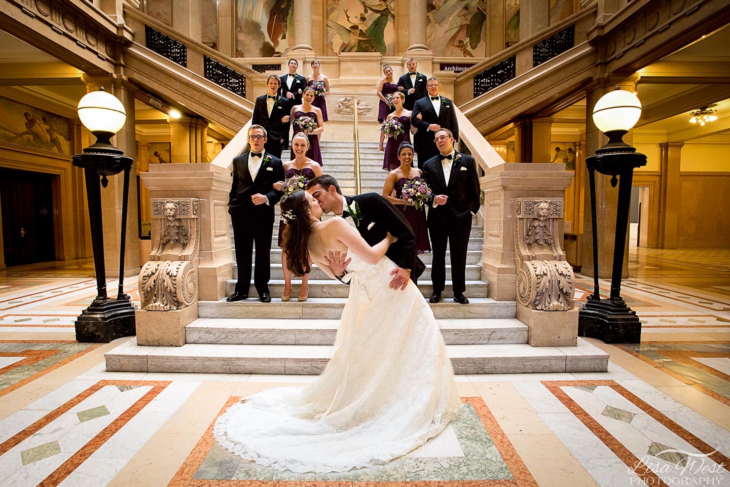 Grand Staircase, weddings photograph